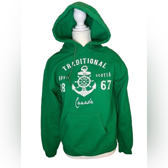 ⭐️ Green hoodie- small - Picture 1 of 7